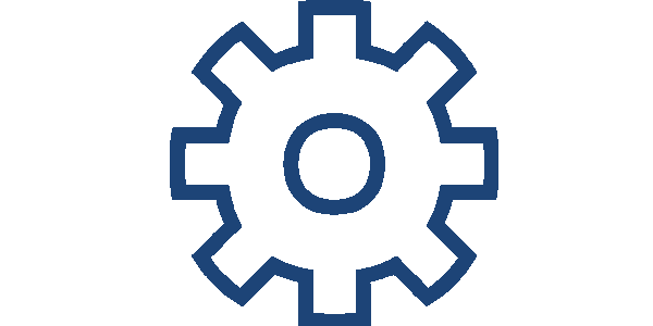 A simple background in a deep blue colour, with no additional details or patterns.